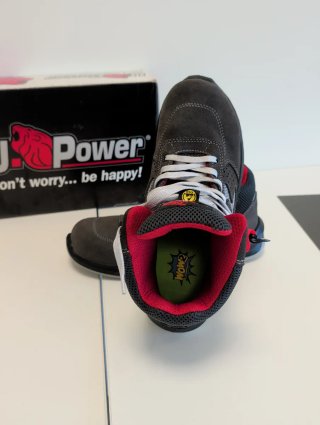 Botas de seguridad U-Power grises y rojas