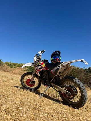 Gas Gas EC 200 Enduro Roja y Blanca
