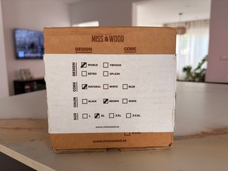 Mapa de Corcho Miss Wood Woody Map XL