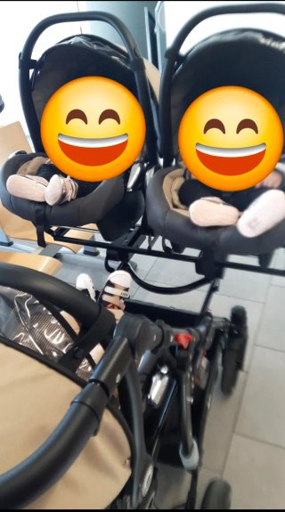 Carrito trillizos Trippy Premium 9