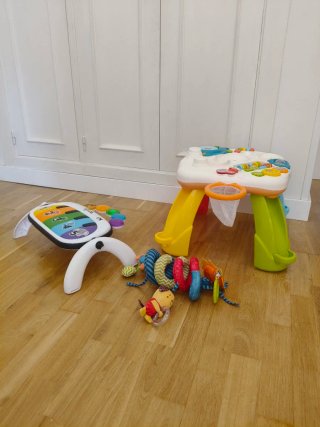 Lote Juguetes Bebé Piano y Mesa Actividades