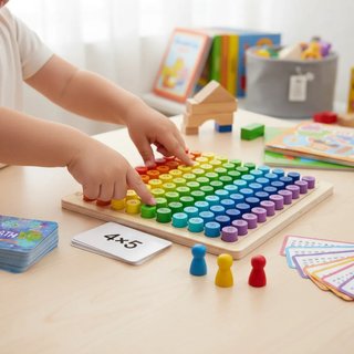 Juego Tablas Multiplicar Montessori Niños