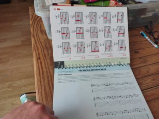 Libro Escuela de Guitarra con 800 Acordes