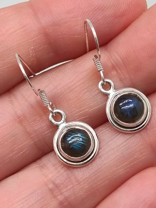 Pendientes Plata 925 y Labradorita