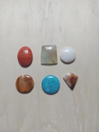 Cabujones de Piedras Naturales Variadas