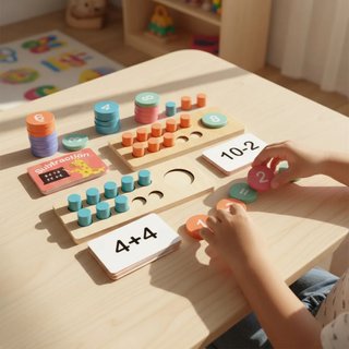 Juego Educativo Madera Sumas Restas