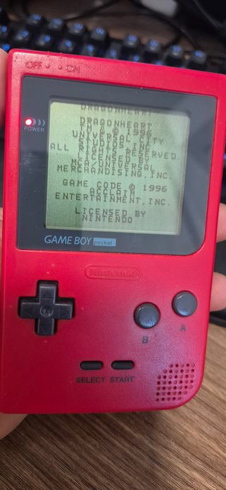 Nintendo Game Boy Pocket Rosso + gioco