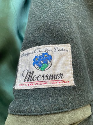 Abrigo LODEN (Tirol). Verde Gris. Talla L. Nuevo