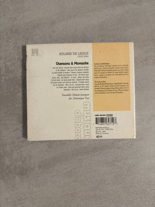 Lassus Chansons & Moresche - Harmonia Mundi