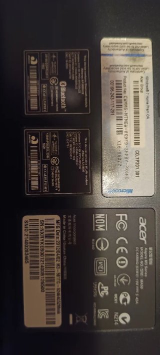 Ordenador portátil Acer negro