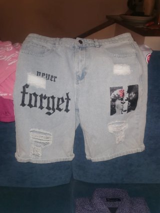 Pantaloncini jeans uomo strappati