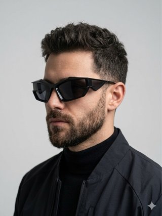 Occhiali da sole unisex neri