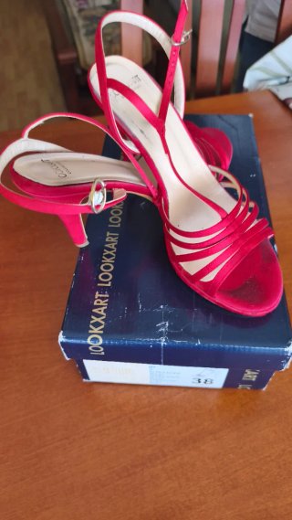 Zapatos de fiesta rojos COXXART Talla 38