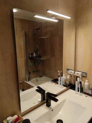 Specchio da bagno 90x90cm