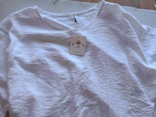 Camisa fluida blanca mujer