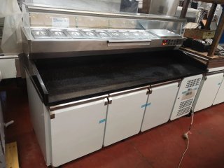 Mesa Refrigerada Pizzería + Nevera Ingredientes