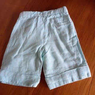 Pantalón corto a rayas