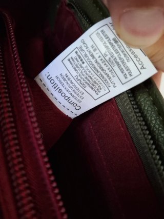Borsa a mano verde oliva con tracolla