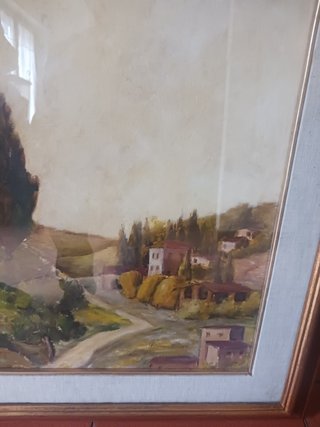 Quadro 'Paesaggio Toscano con strada'