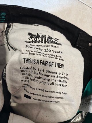 Pantaloni Levi's neri