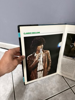 Libro fotografico vintage Claudio Baglioni