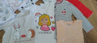 Lote 7 Camisetas 86cm