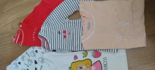 Lote 7 Camisetas 86cm