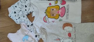 Lote 7 Camisetas 86cm