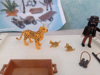 Playmobil 4834 Safari con Guepardos y Quad