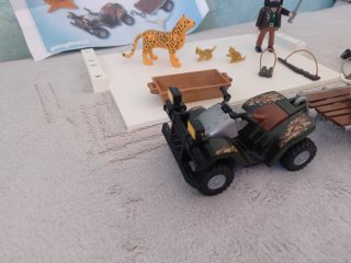 Playmobil 4834 Safari con Guepardos y Quad
