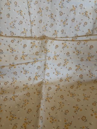 Juego de cama 135cm floral sin estrenar. Franela