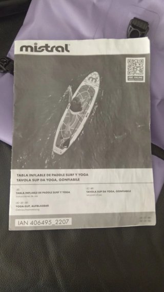 Tabla Paddle Surf y Yoga Mistral