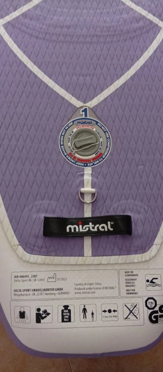 Tabla Paddle Surf y Yoga Mistral