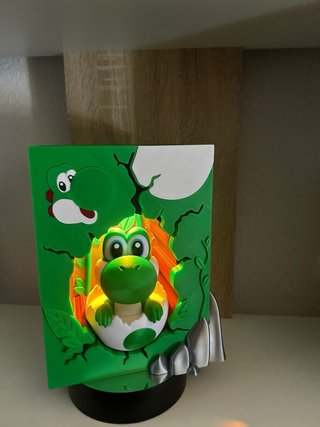 Lámpara Yoshi Bebé 3D