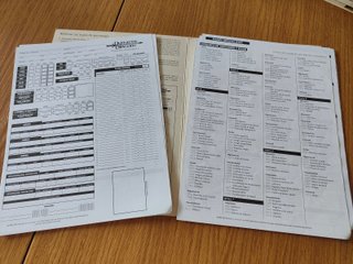 Hojas de Personaje D&D 3.0 Devir