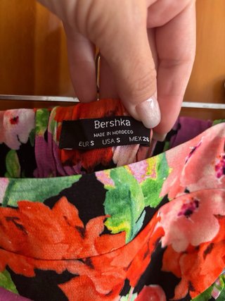Falda estampada floral S