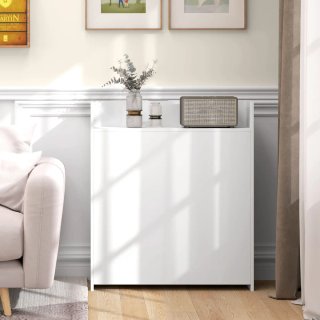 Mesa Plegable Blanca Estantería