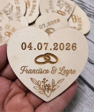 Imanes de recuerdo para Bodas