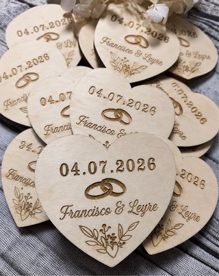 Imanes de recuerdo para Bodas