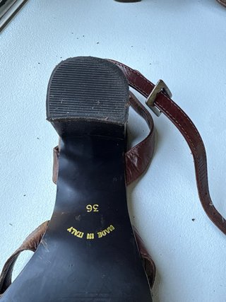 Sandalias Marrones Flores