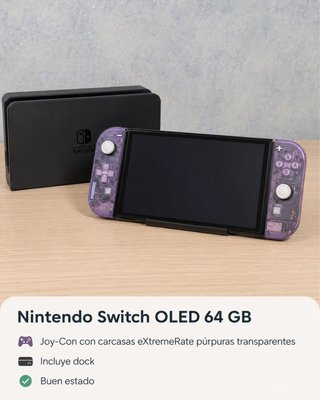 Nintendo Switch OLED 64 GB Morado
