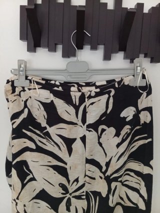 Falda cruzada floral Mango