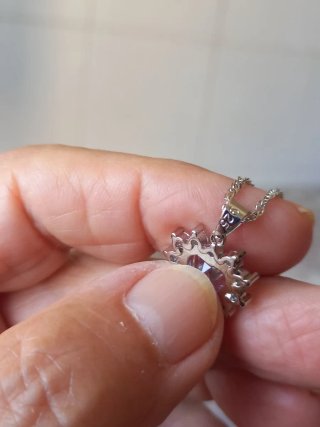 Collana Cuore Argento 925 Zirconi