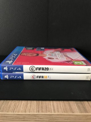FIFA 20 y FIFA 18 PS4