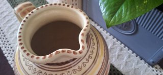 Jarra cerámica rústica vintage andaluza