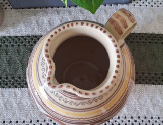 Jarra cerámica rústica vintage andaluza