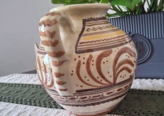 Jarra cerámica rústica vintage andaluza
