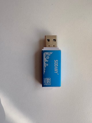 SODANY USB 2.0 Lector Tarjetas SD Azul