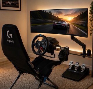 Volante Logitech G29 + Xiaomi 34 + Playseat