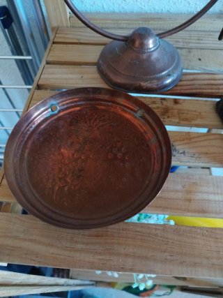 Lote antigüedades cobre